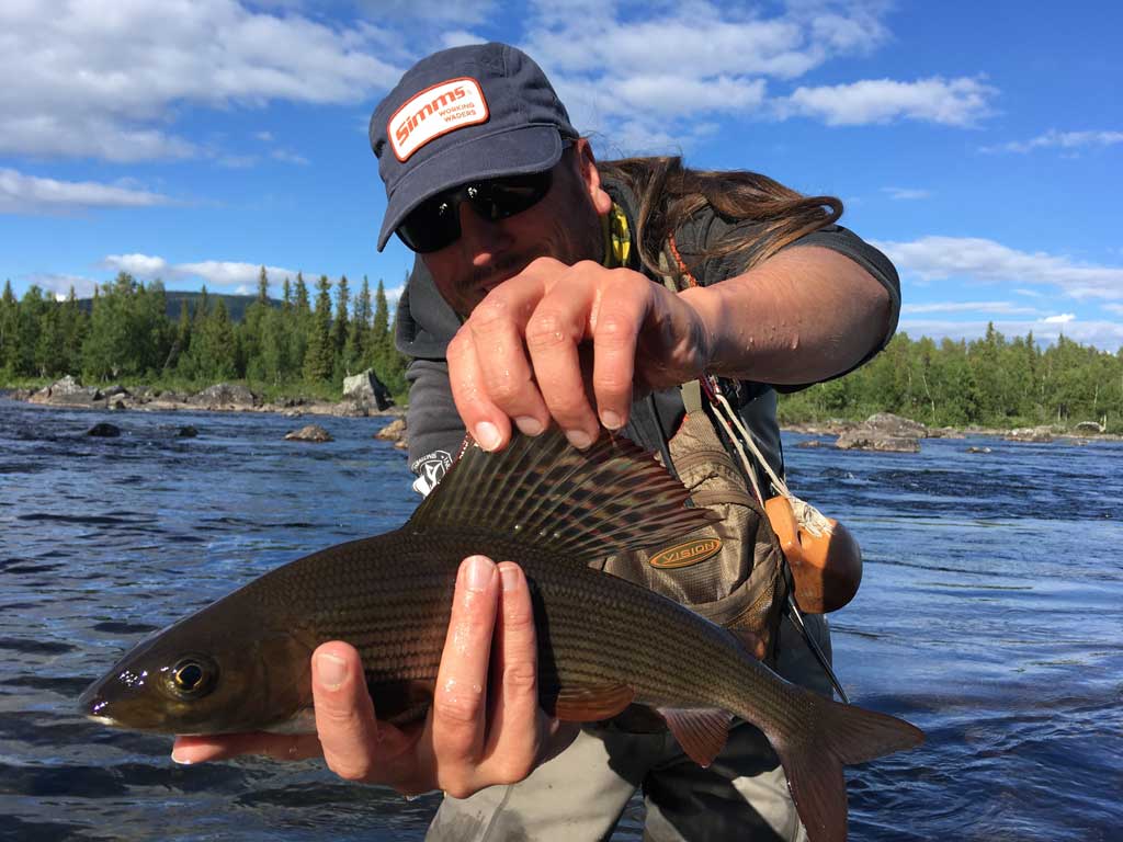 Séjour de pêche à la mouche en Suède Sorsele Laponie